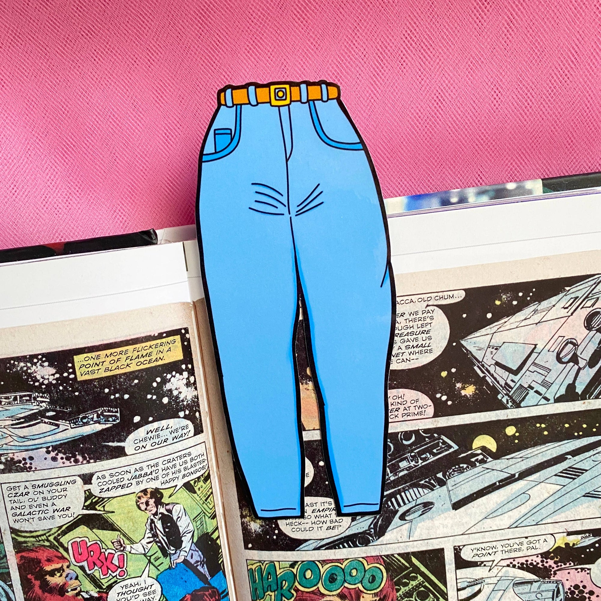 Mom Jeans Die Cut Bookmark