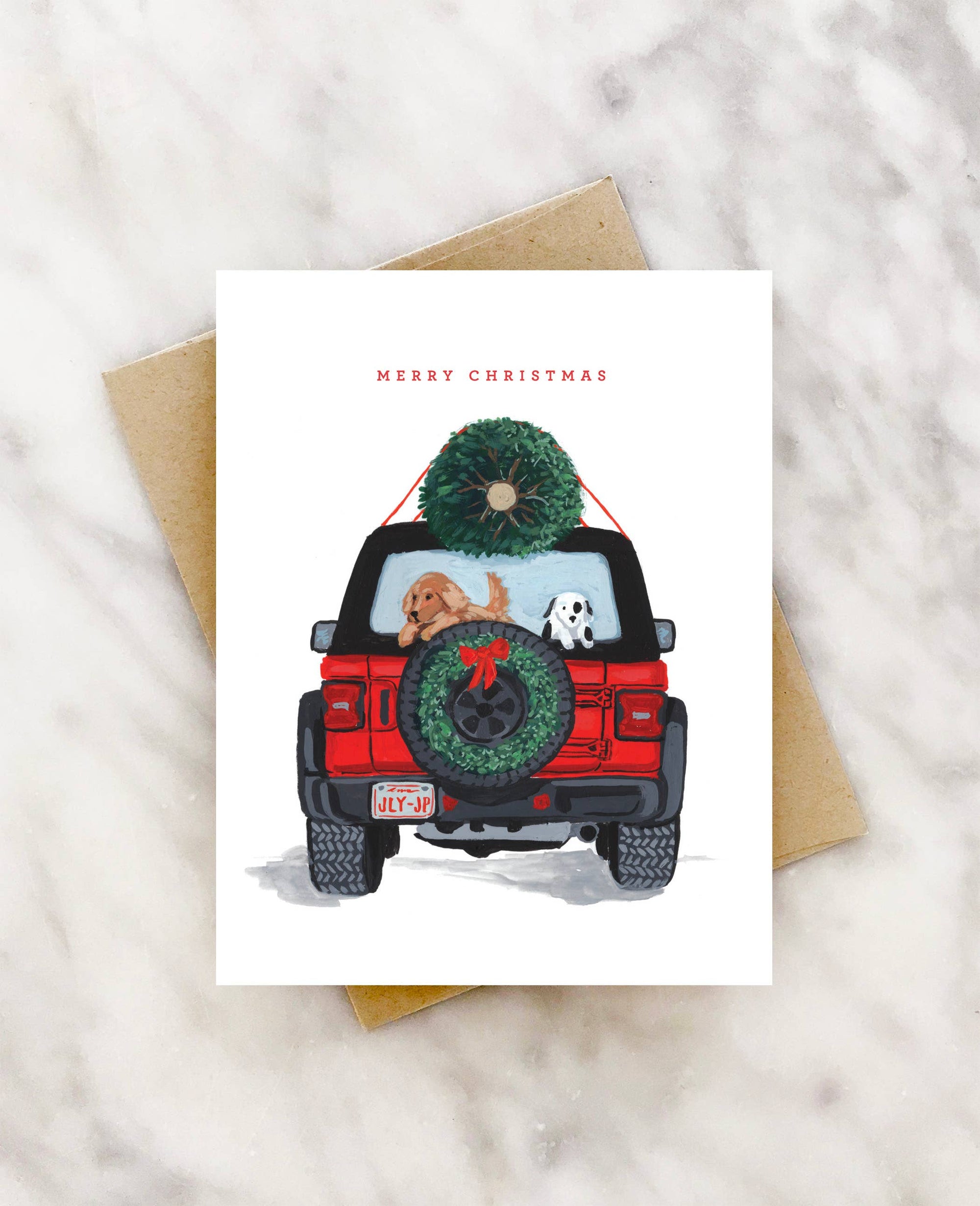 jolly jeep christmas card