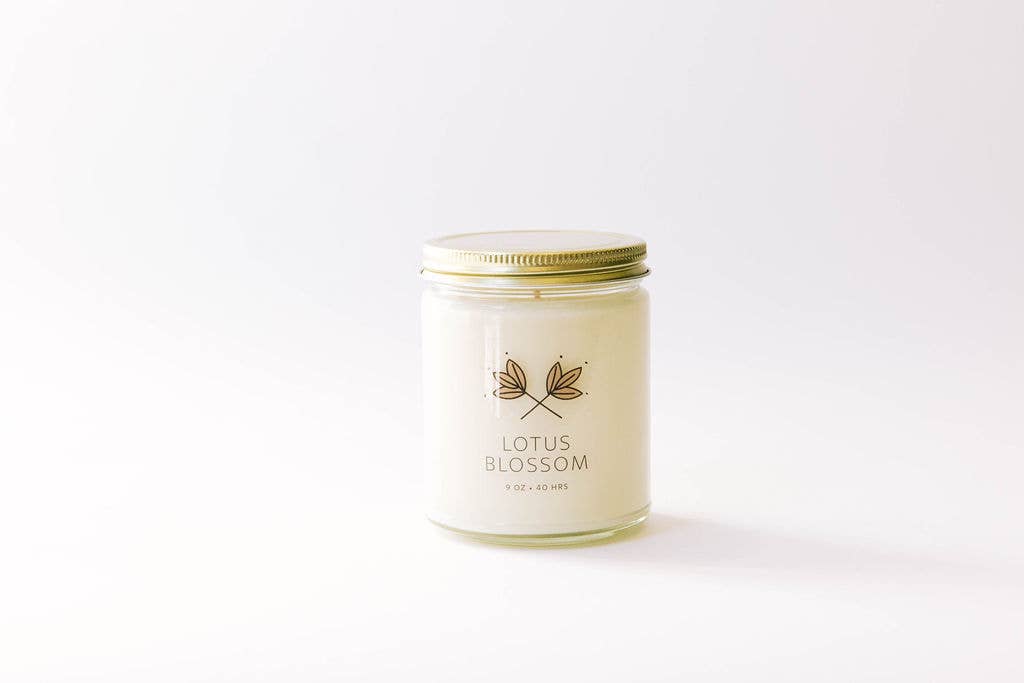 Lotus Blossom Signature Soy Wax Candle Jar