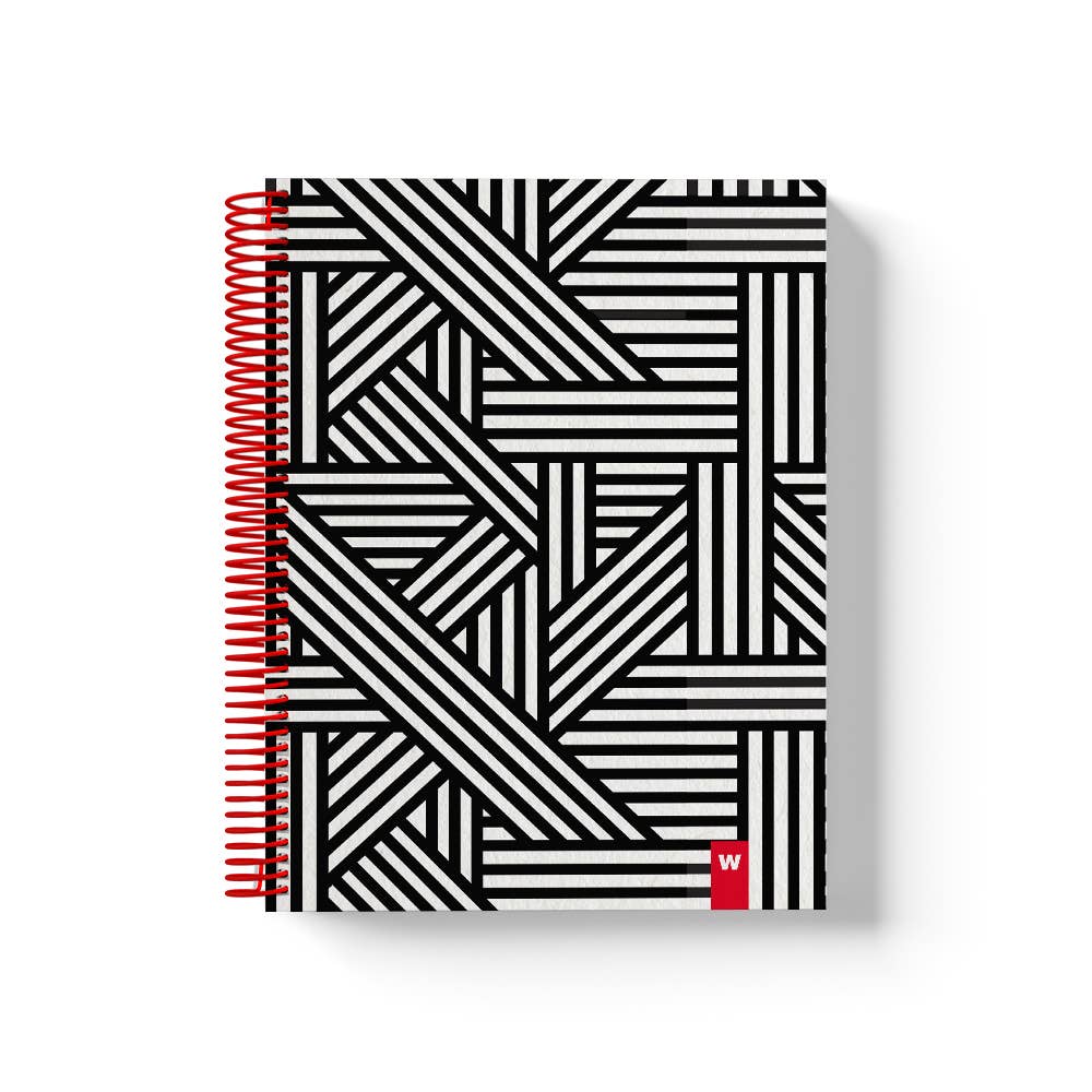 A5 Dotted Colorful Spiral Notebook Softcover, WEEW SMART DESIGN