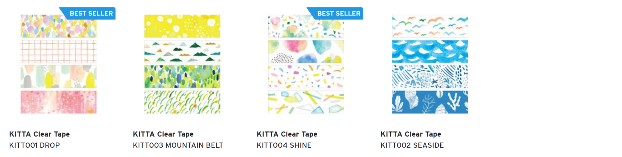 Kitta Transparent Washi Tape - Shine
