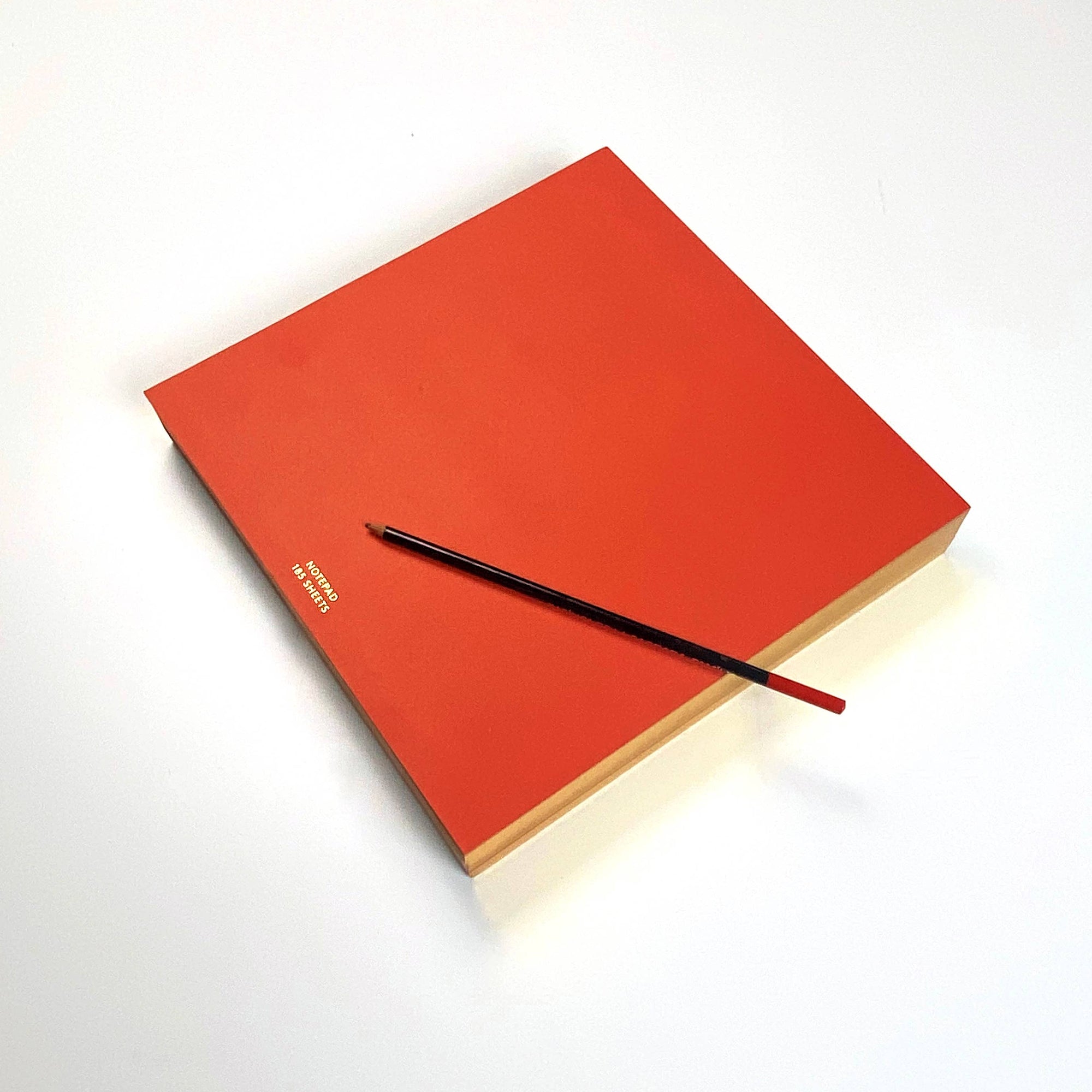 Large ColorPad: Red with Gilded edge 