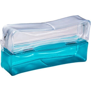 Cheers Lightweight Transparent Twin Standing Pen Case