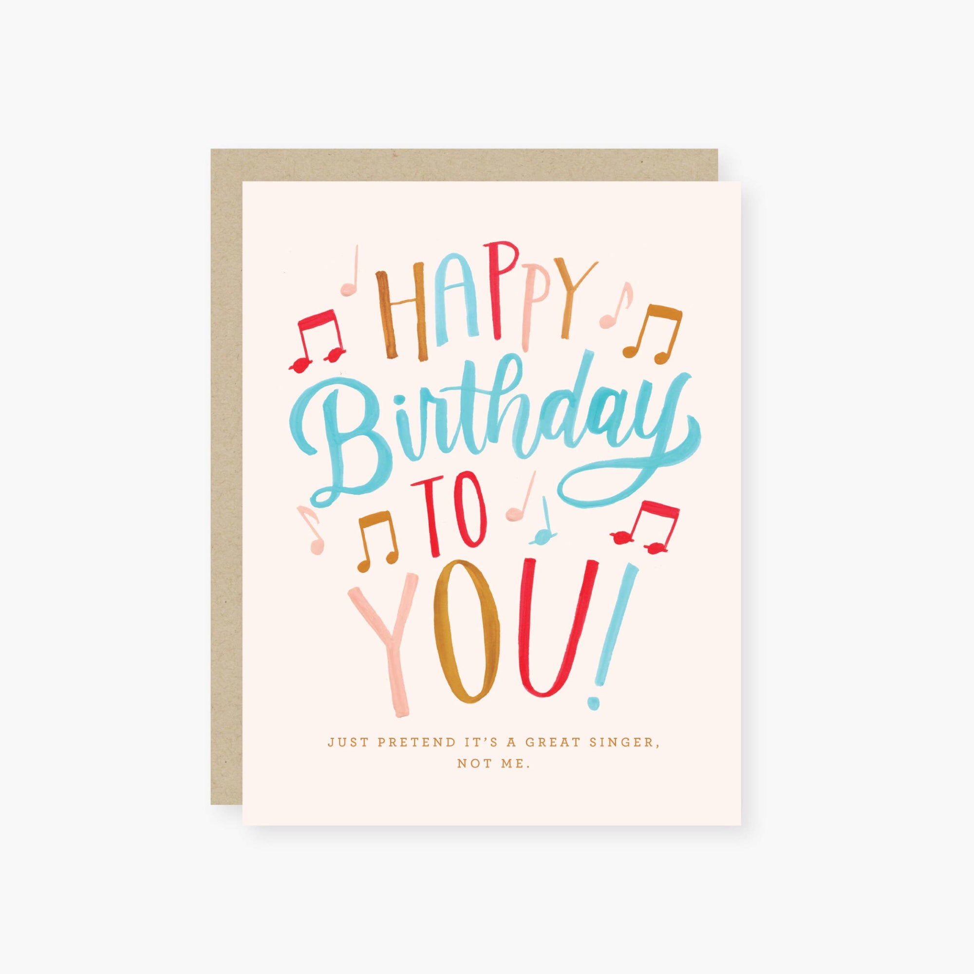 happy birthday, just pretend it's a great singer birthday ca