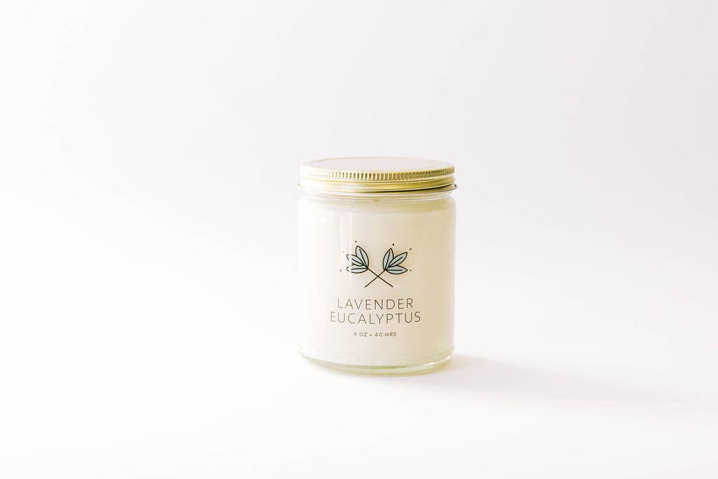 Lavender Eucalyptus Signature Soy Wax Candle Jar