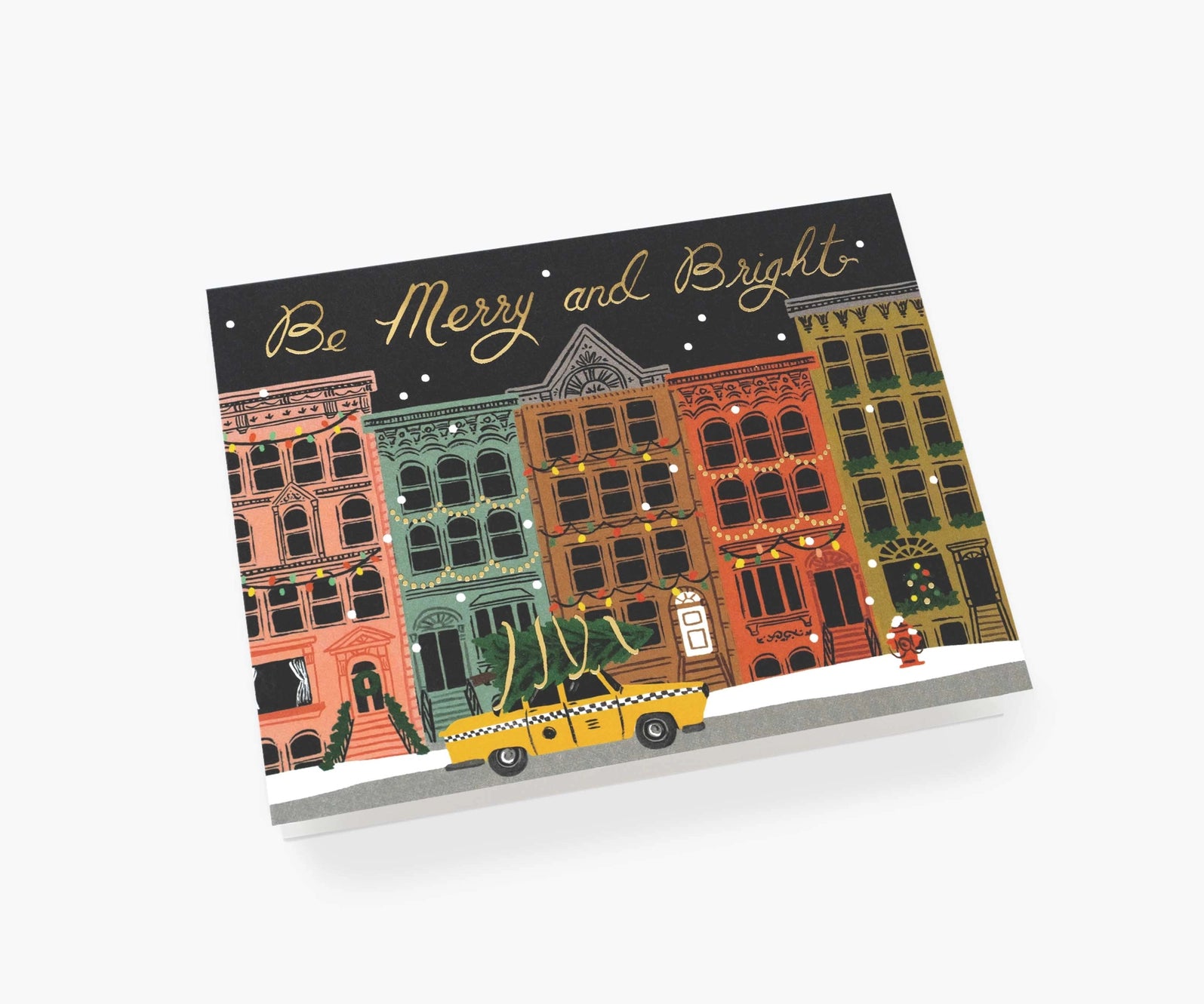 Be Merry and Bright City Holiday Card