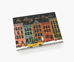 Be Merry and Bright City Holiday Card