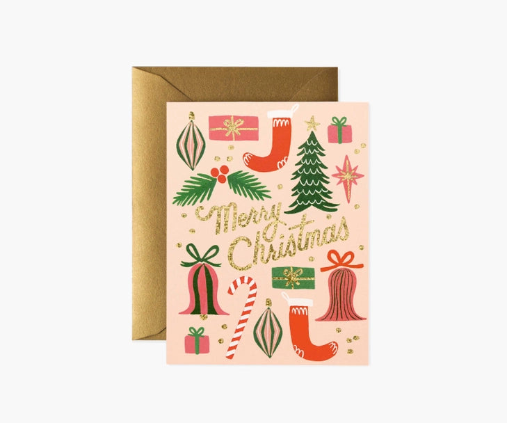 Deck the Halls Merry Christmas Card