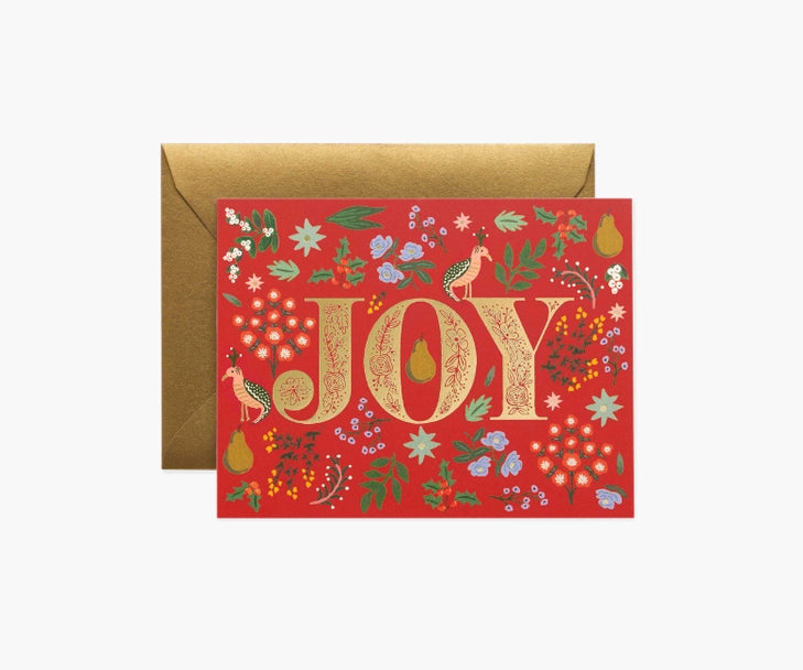Partridge Christmas Joy Card